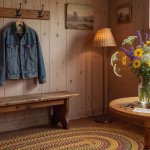 Creating a Welcoming Home for Your Husband: 6 Simple Ways That Actually Work Cozy home entryway with warm lighting, coat rack with jacket, small table with keys and fresh flower